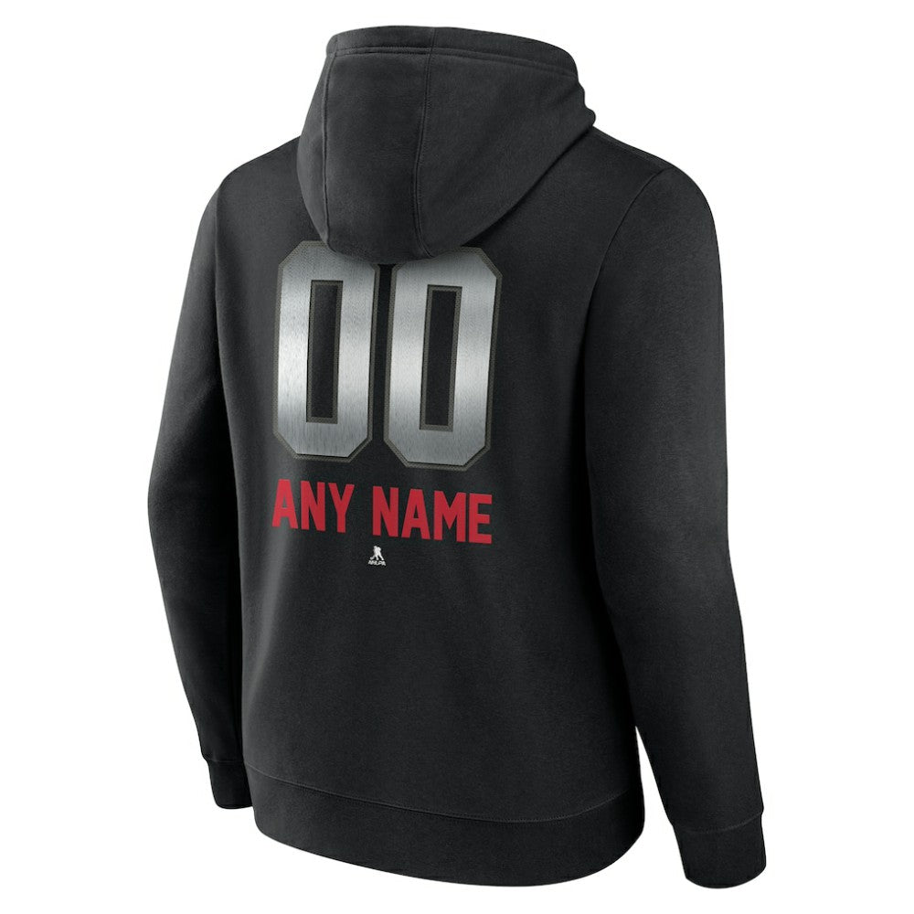 Washington Capitals Personalized Midnight Mascot Logo Pullover Hoodie