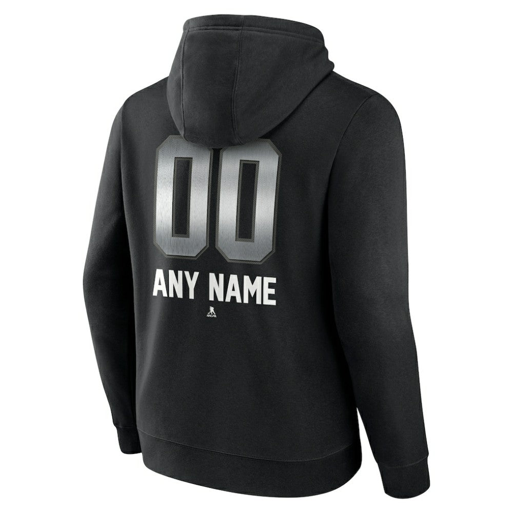 Winnipeg Jets Personalized Midnight Mascot Logo Pullover Hoodie