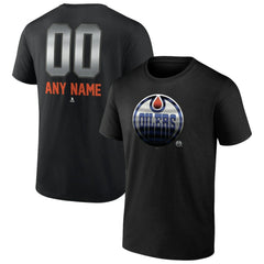 Edmonton Oilers Personalized Midnight Mascot Logo T-Shirt