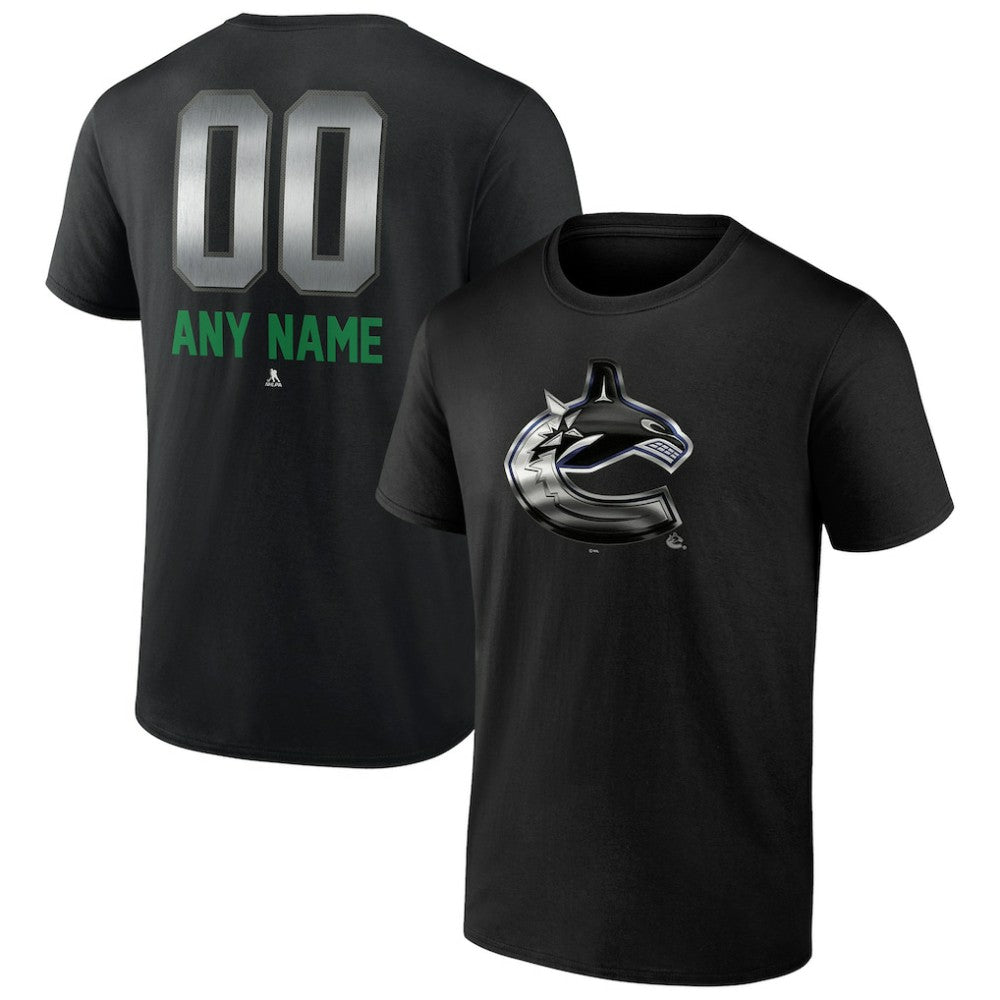 Vancouver Canucks Personalized Midnight Mascot Logo T-Shirt