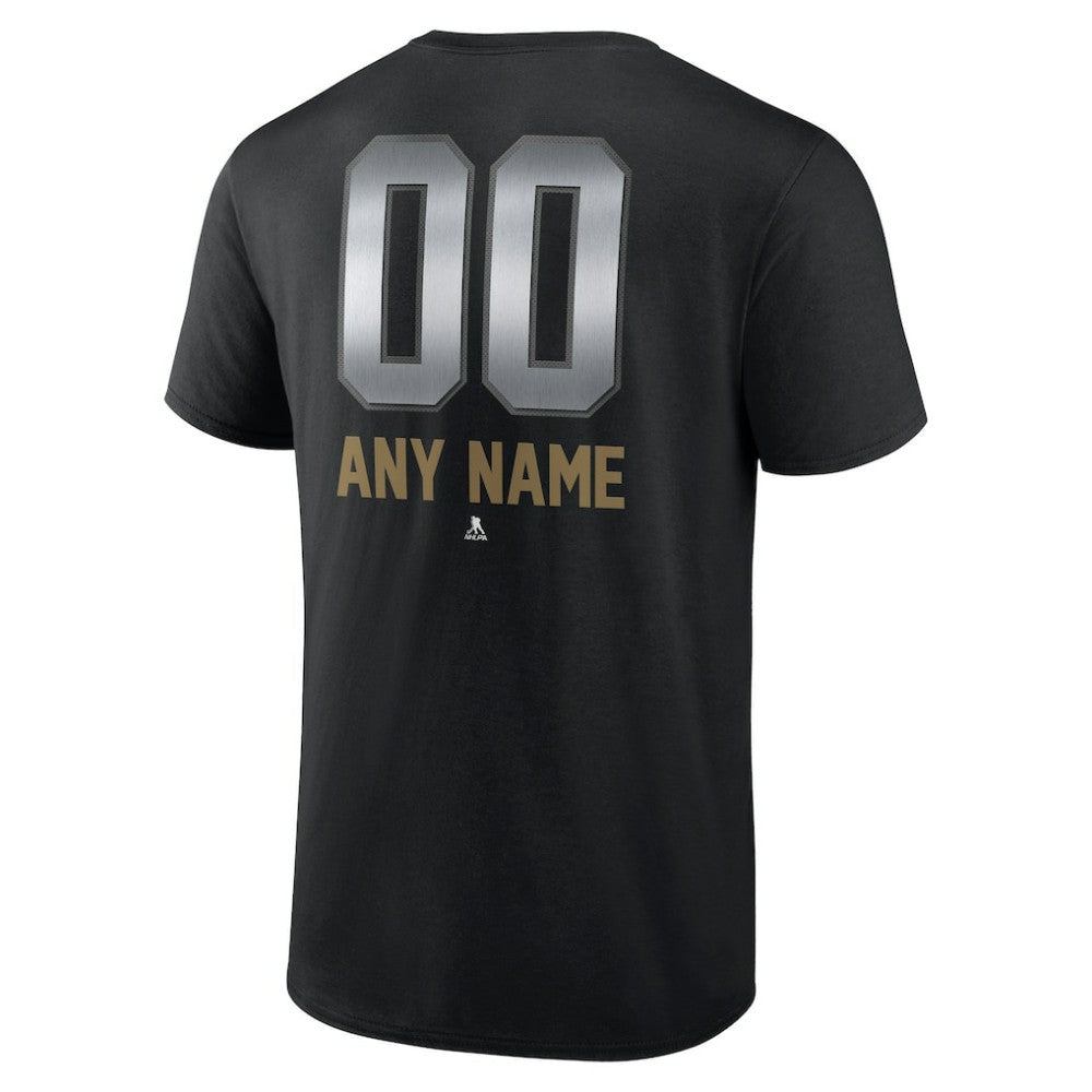 Vegas Golden Knights Personalized Midnight Mascot Logo T-Shirt