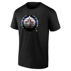 Winnipeg Jets Personalized Midnight Mascot Logo T-Shirt