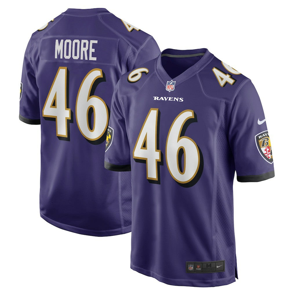 NFL Baltimore Ravens Nick Moore  Game Jersey