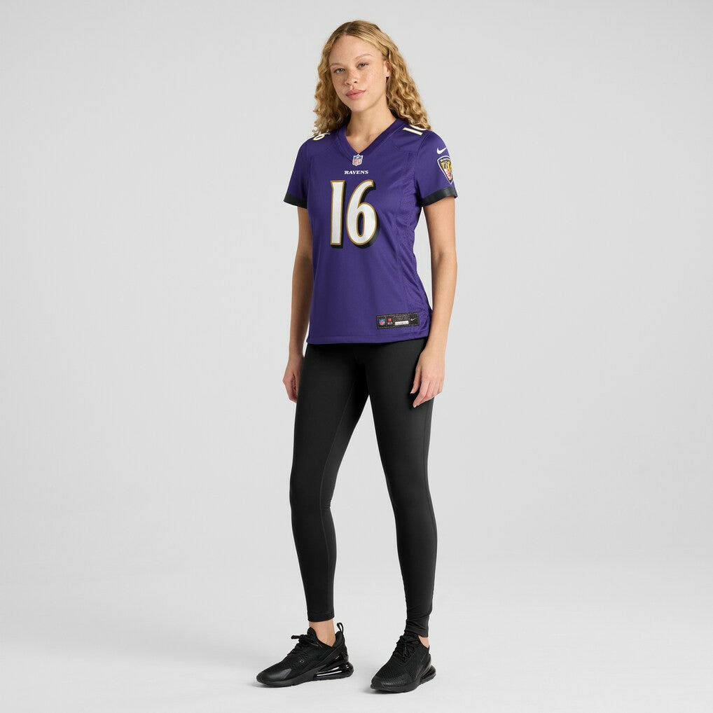 NFL Baltimore Ravens Tylan Wallace  Women's Game Jersey