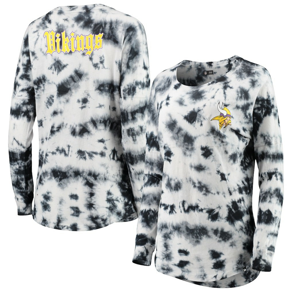 NFL Minnesota Vikings Women's Tie-Dye Long Sleeve T-Shirt