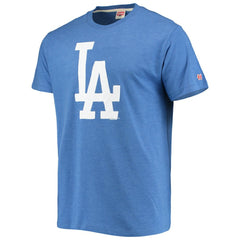 Los Angeles Dodgers Homage Hand-Drawn Logo Tri-Blend T-Shirt - Royal
