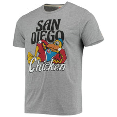 San Diego Padres Homage Hyper Local Tri-Blend T-Shirt - Gray