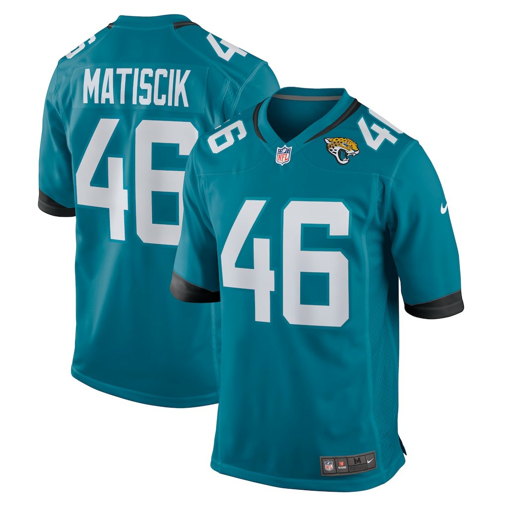NFL Jacksonville Jaguars Ross Matiscik  Game Jersey