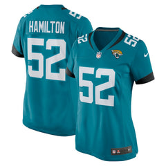 NFL Jacksonville Jaguars DaVon Hamilton  Women's Game Jersey