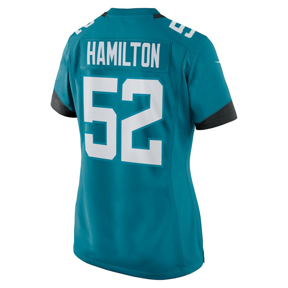 NFL Jacksonville Jaguars DaVon Hamilton  Women's Game Jersey