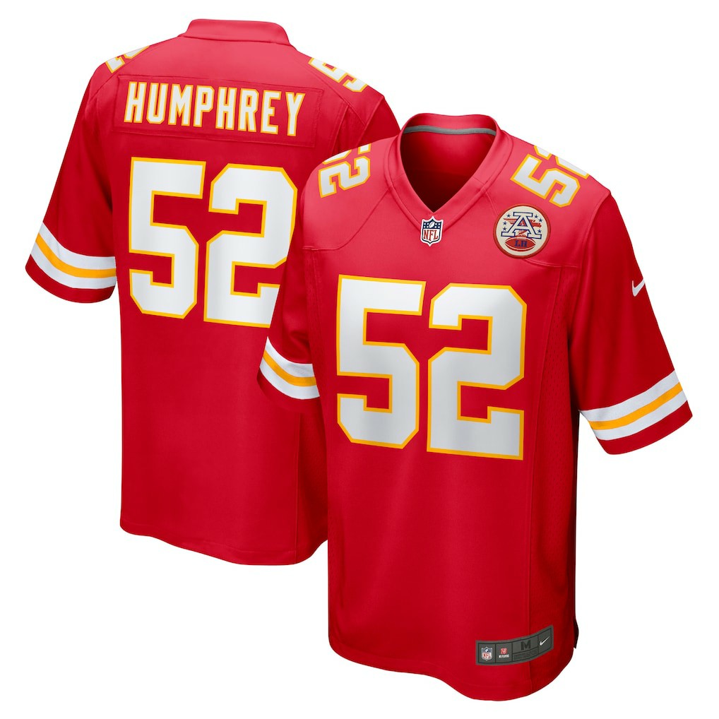 NFL Kansas City Chiefs Creed Humphrey  Game Jersey