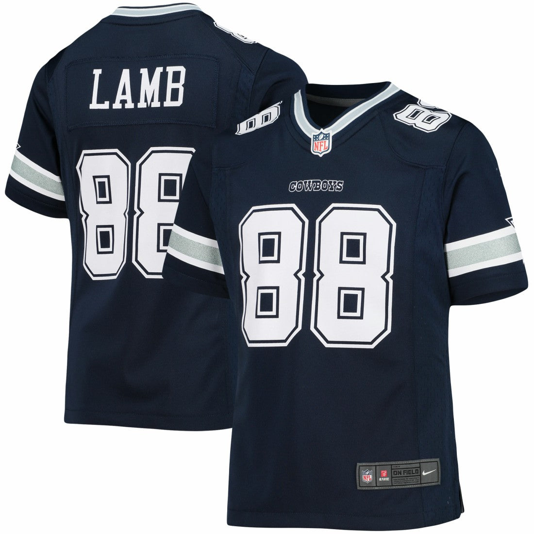 NFL Dallas Cowboys CeeDee Lamb  Girls Youth Game Jersey