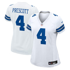 NFL Dallas Cowboys Dak Prescott  Women's Team Game Jersey