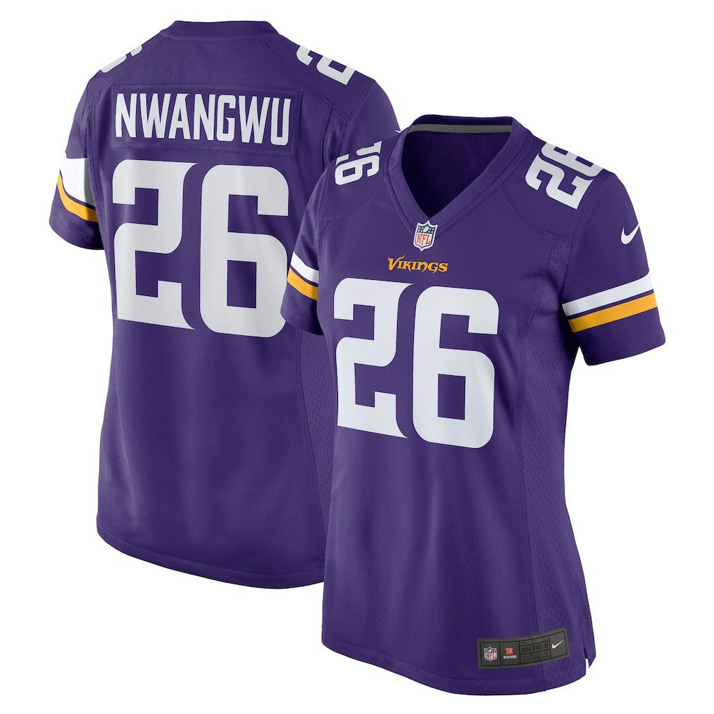 NFL Minnesota Vikings Kene Nwangwu  Women's Game Jersey