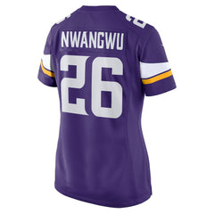 NFL Minnesota Vikings Kene Nwangwu  Women's Game Jersey