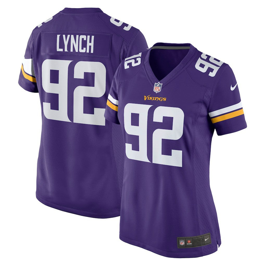 NFL Minnesota Vikings James Lynch  Women's Game Player Jersey