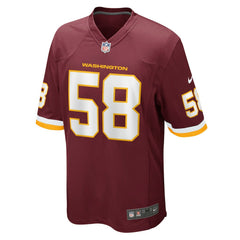 NFL Washington Commanders Shaka Toney Washington Football Team Game Jersey