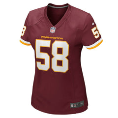 NFL Washington Commanders Shaka Toney Washington Football Team Women's Game Jersey