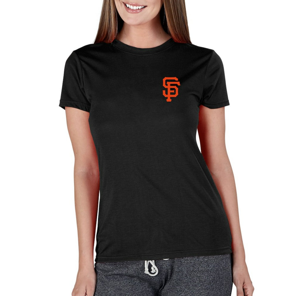 San Francisco Giants Concepts Sport Women's Marathon Knit Top - Black