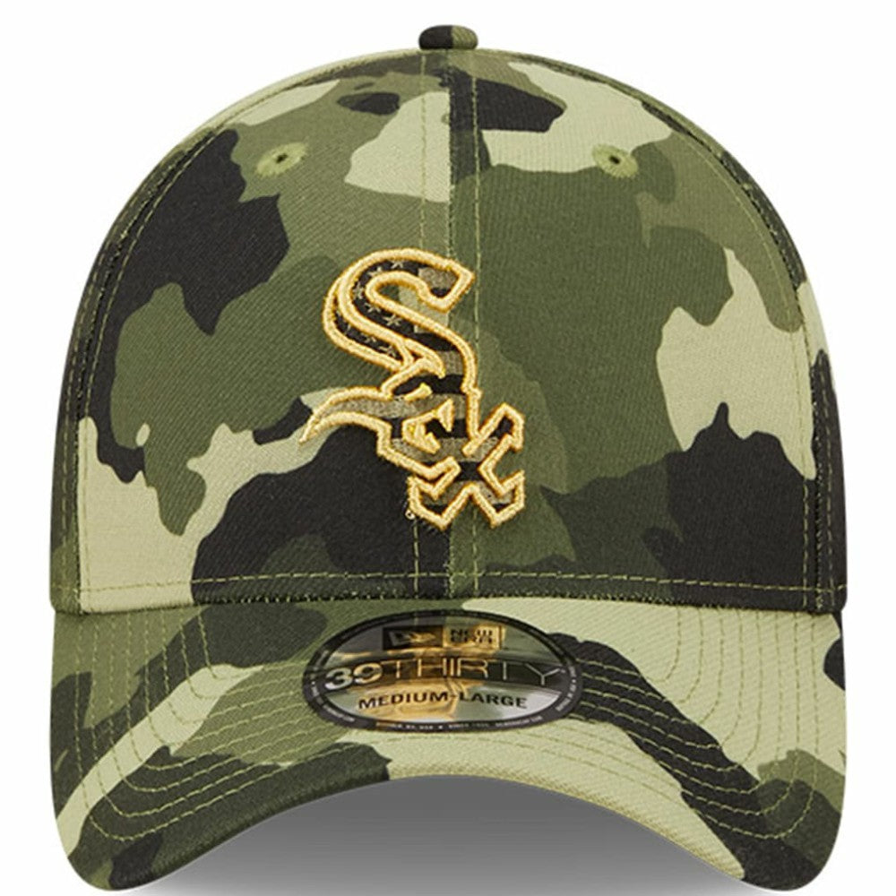Chicago White Sox 2022 Armed Forces Day 39THIRTY Flex Hat - Camo | New Era