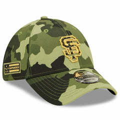 San Francisco Giants 2022 Armed Forces Day 39THIRTY Flex Hat - Camo | New Era