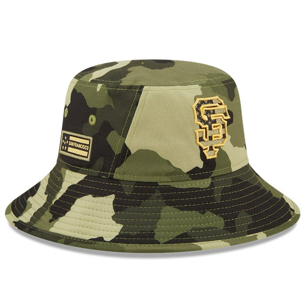 San Francisco Giants 2022 Armed Forces Day Bucket Hat - Camo | New Era