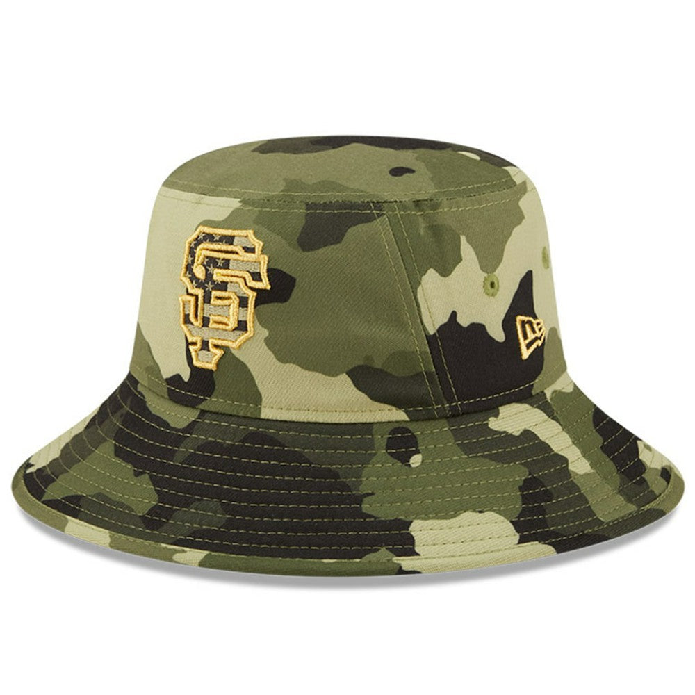 San Francisco Giants 2022 Armed Forces Day Bucket Hat - Camo | New Era