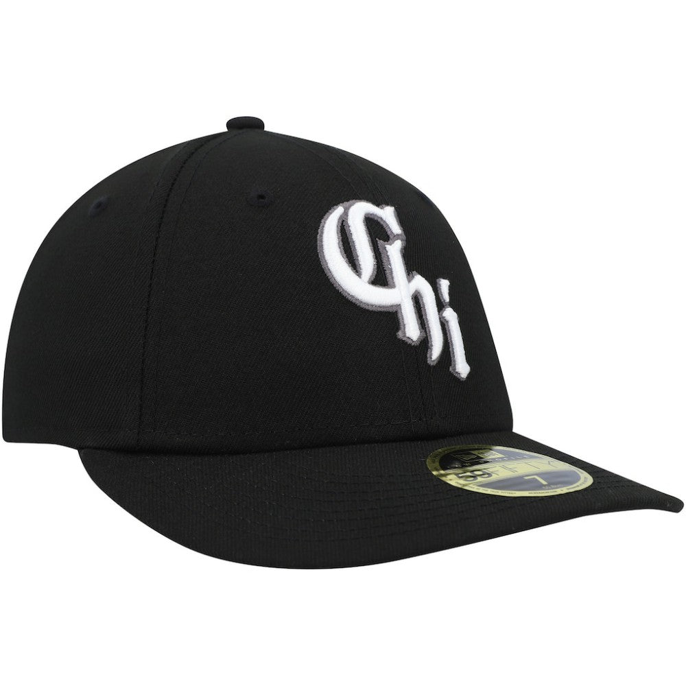 Chicago White Sox City Connect Low Profile 59FIFTY Fitted Hat - Black | New Era