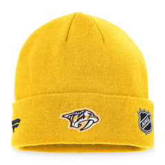 Nashville Predators Fanatics Authentic Pro Rink Cuffed Knit Hat