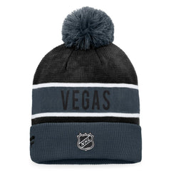 Vegas Golden Knights Fanatics Authentic Pro Rink Cuffed Knit Hat with Pom