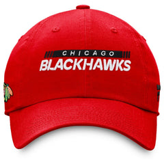 Chicago Blackhawks Fanatics Authentic Pro Rink Adjustable Hat