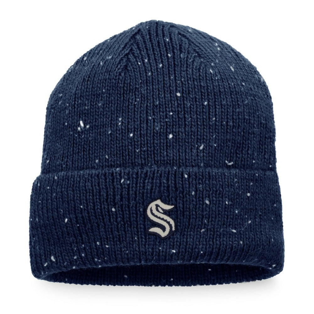 Seattle Kraken Fanatics Authentic Pro Rink Pinnacle Cuffed Knit Hat