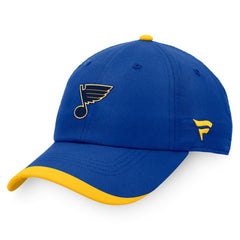 St. Louis Blues Fanatics Authentic Pro Rink Pinnacle Adjustable Hat