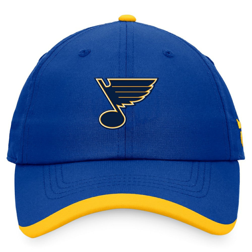 St. Louis Blues Fanatics Authentic Pro Rink Pinnacle Adjustable Hat