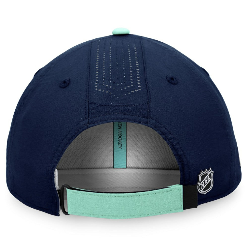 Seattle Kraken Fanatics Authentic Pro Rink Pinnacle Adjustable Hat