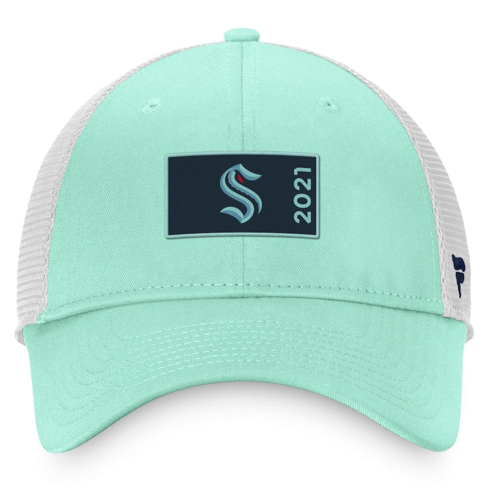 Seattle Kraken Fanatics Authentic Pro Rink Trucker Snapback Hat