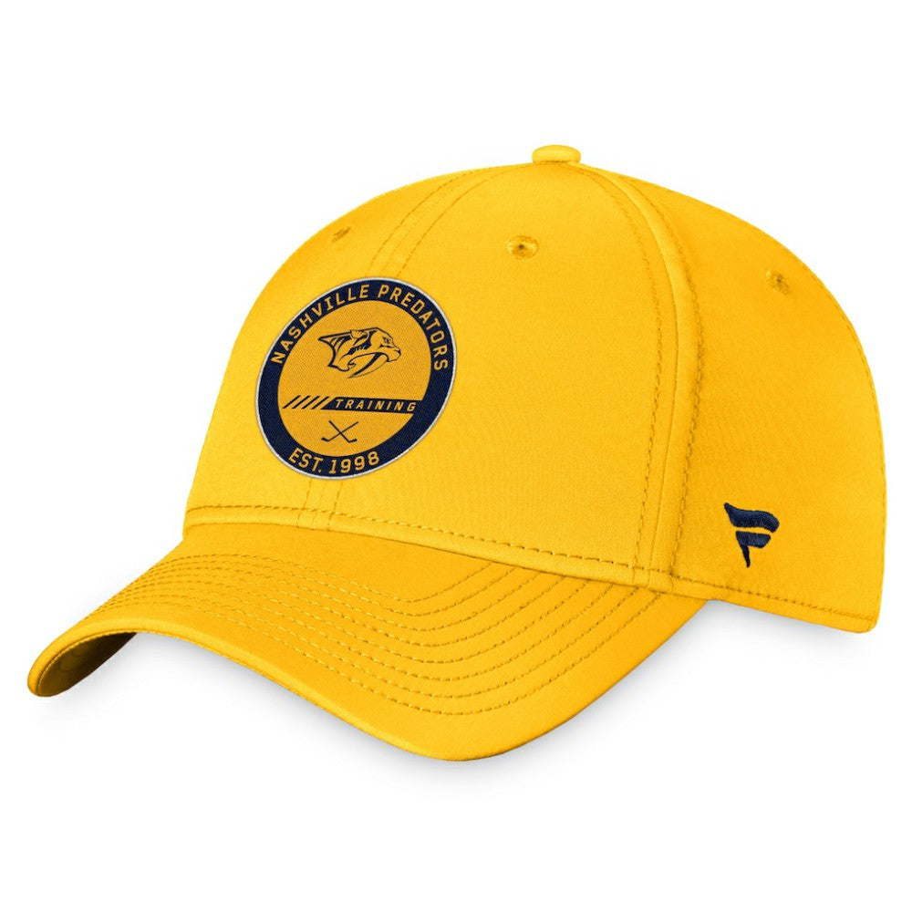 Nashville Predators Fanatics 2022 Authentic Pro Training Camp Flex Hat