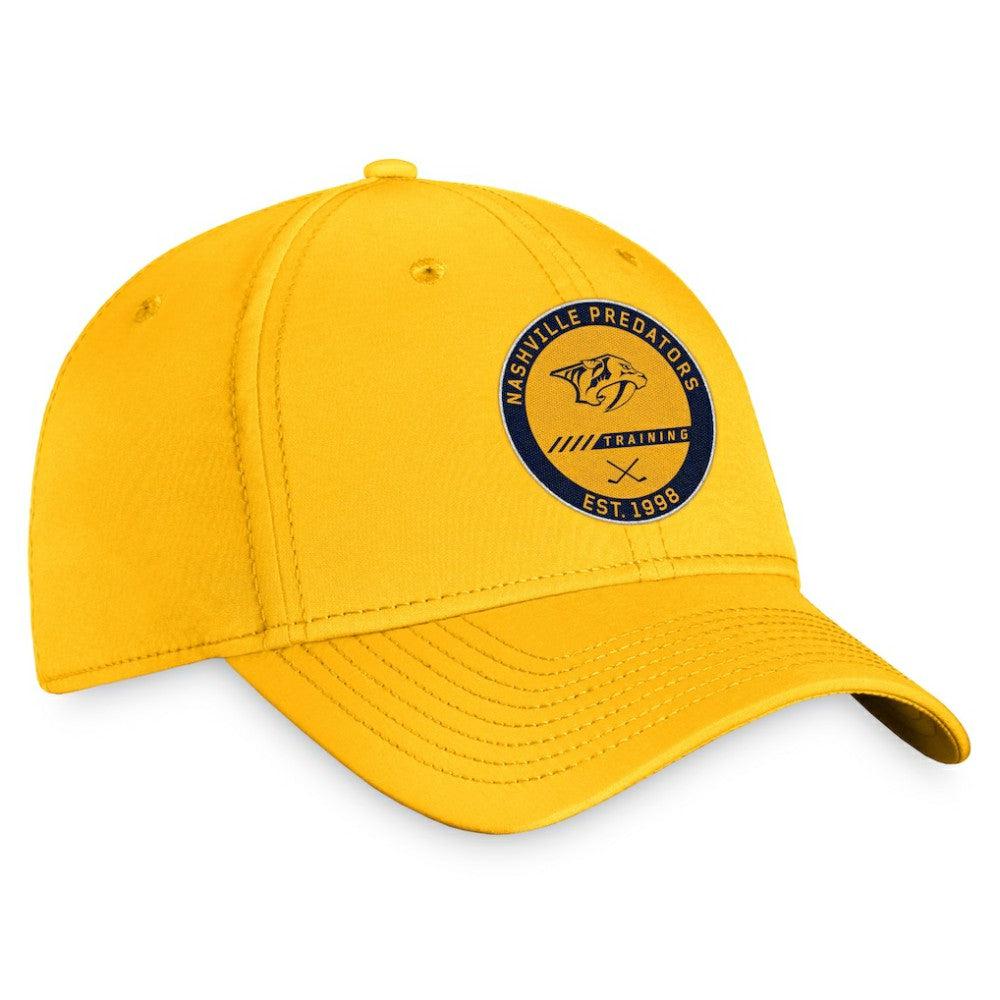 Nashville Predators Fanatics 2022 Authentic Pro Training Camp Flex Hat