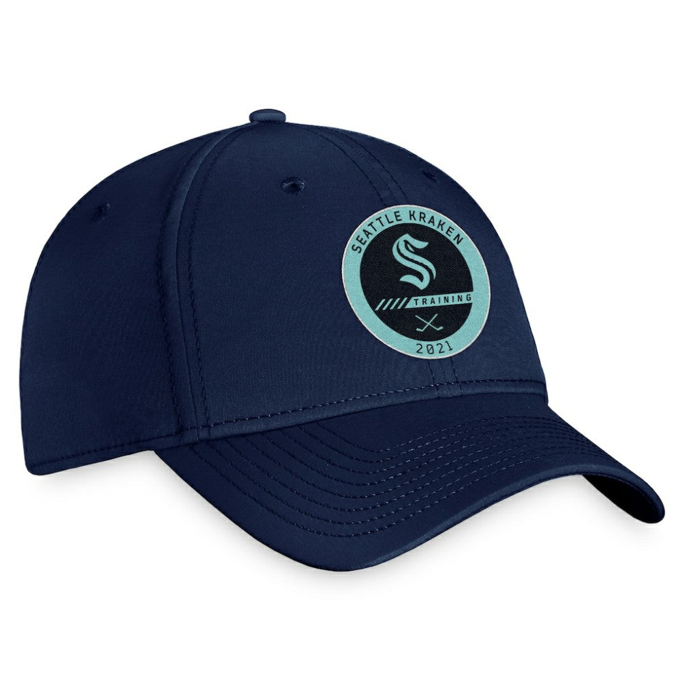 Seattle Kraken Fanatics 2021 Authentic Pro Training Camp Flex Hat