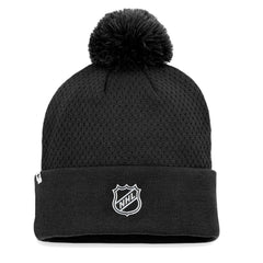 Chicago Blackhawks Fanatics Women's Authentic Pro Road Cuffed Knit Hat with Pom