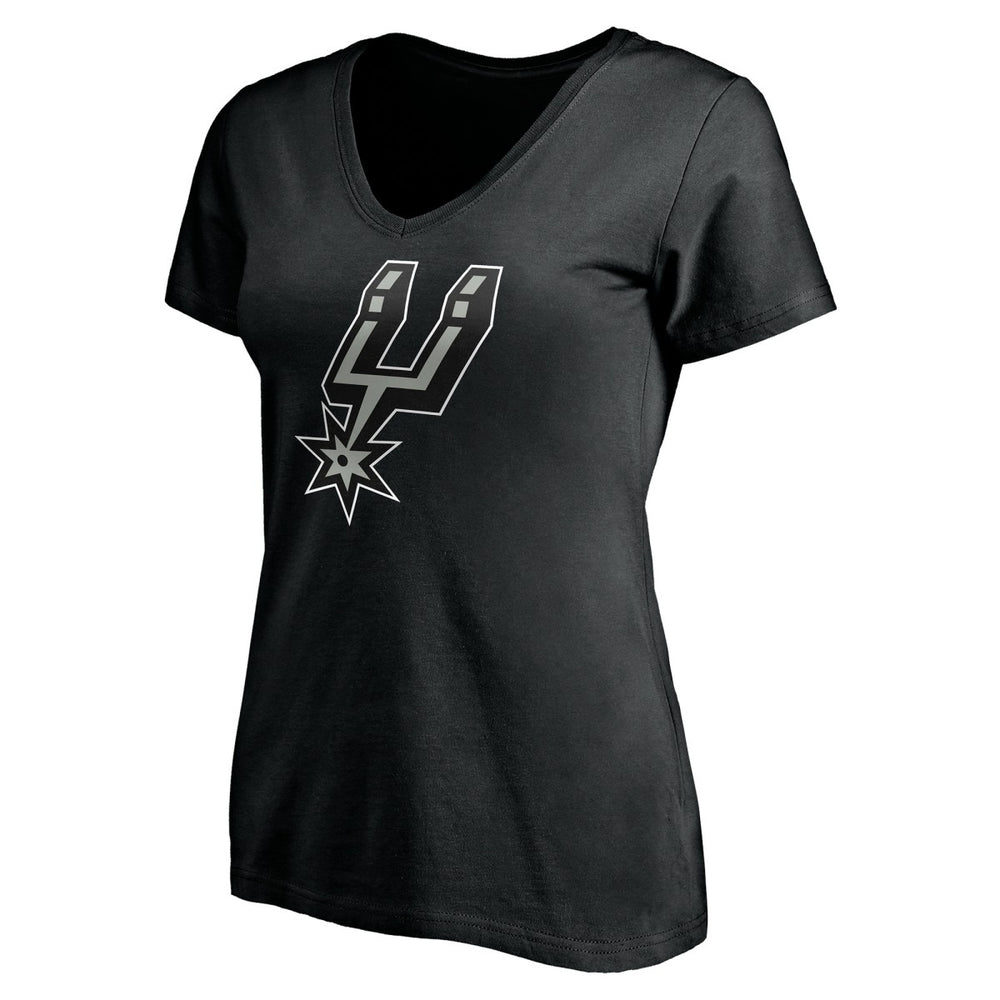 San Antonio Spurs Women's Personalized Playmaker Team V-Neck T-Shirt - Black shop