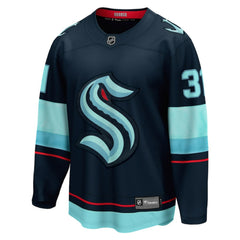 Philipp Grubauer Seattle Kraken Fanatics Home Breakaway Player Jersey