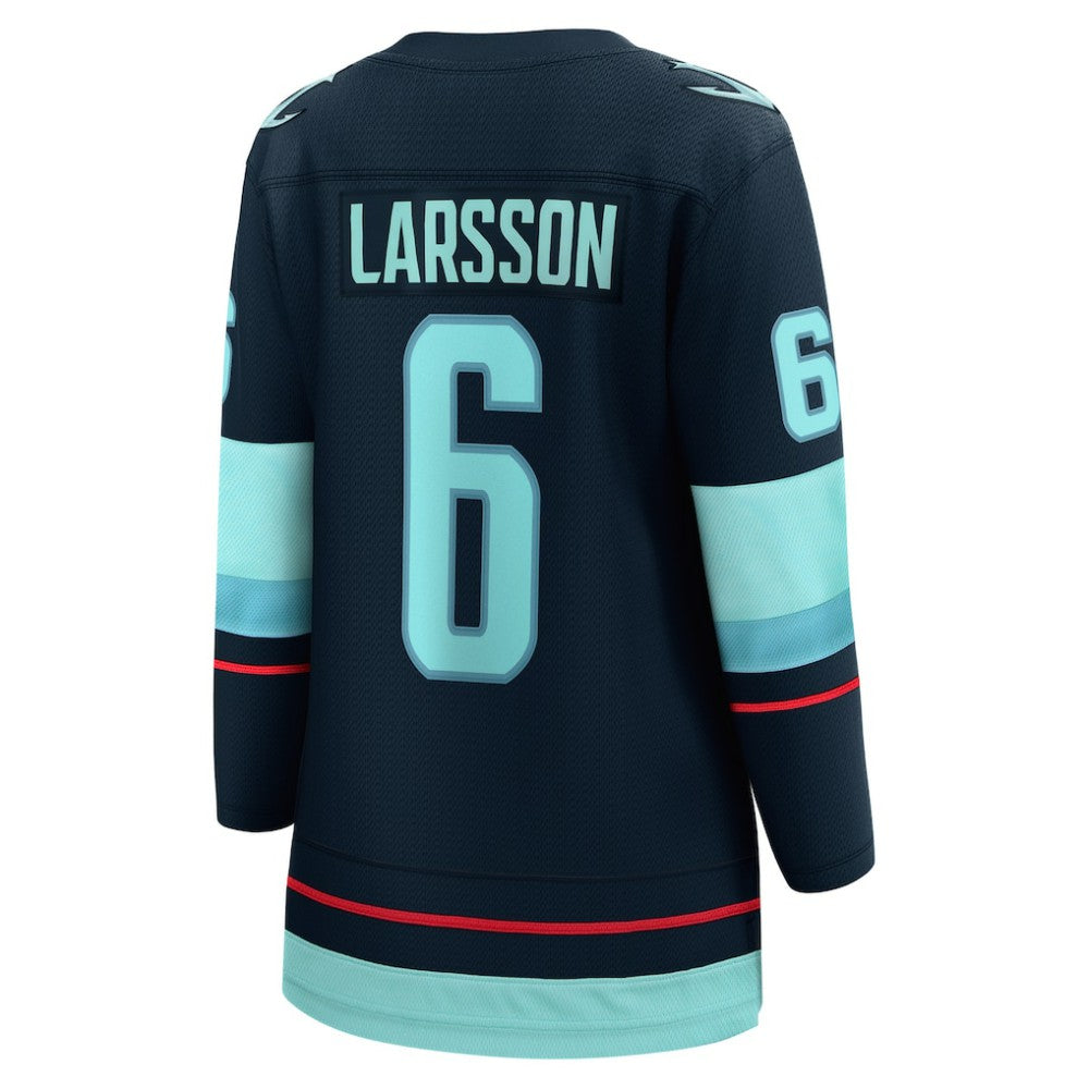 Adam Larsson Seattle Kraken Fanatics Women's Home Breakaway Player Jersey