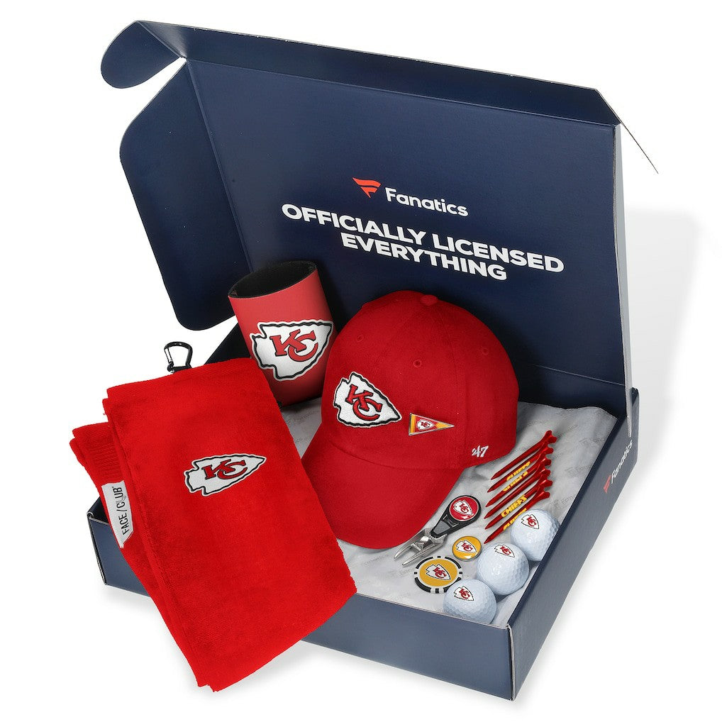 NFL Kansas City Chiefs Pack Golf-Themed Gift Box