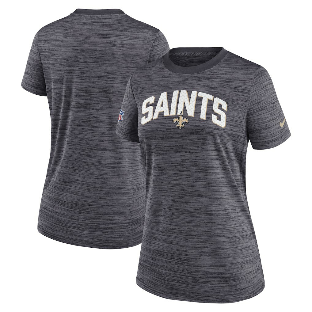 NFL New Orleans Saints Women's Sideline Velocity Lockup Performance T-Shirt