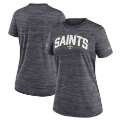 NFL New Orleans Saints Women's Sideline Velocity Lockup Performance T-Shirt