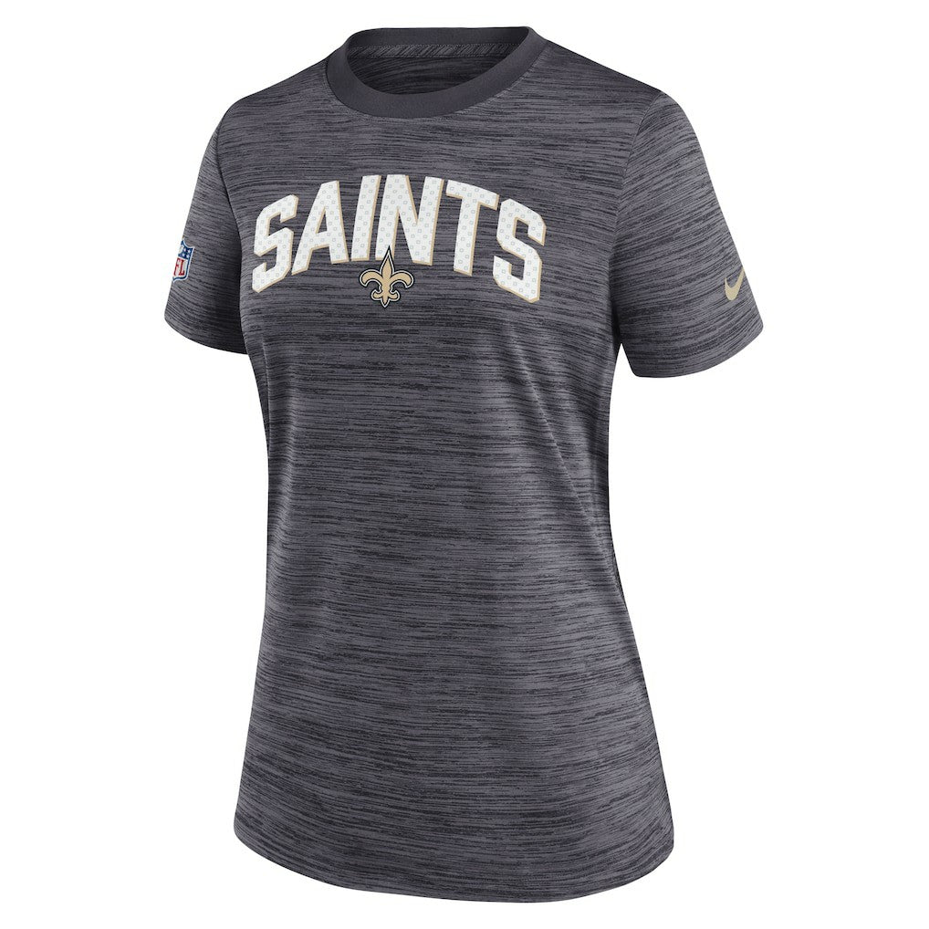 NFL New Orleans Saints Women's Sideline Velocity Lockup Performance T-Shirt