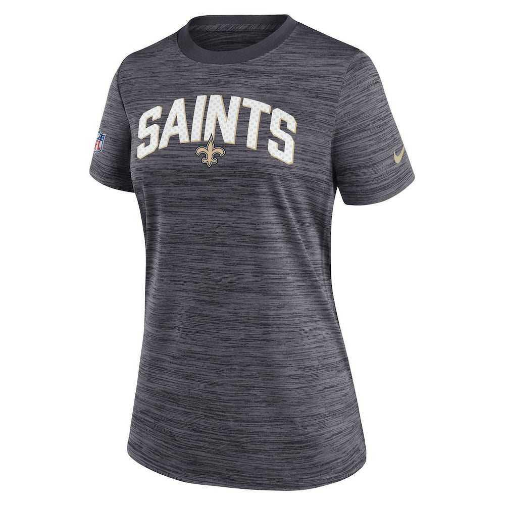 NFL New Orleans Saints Women's Sideline Velocity Lockup Performance T-Shirt
