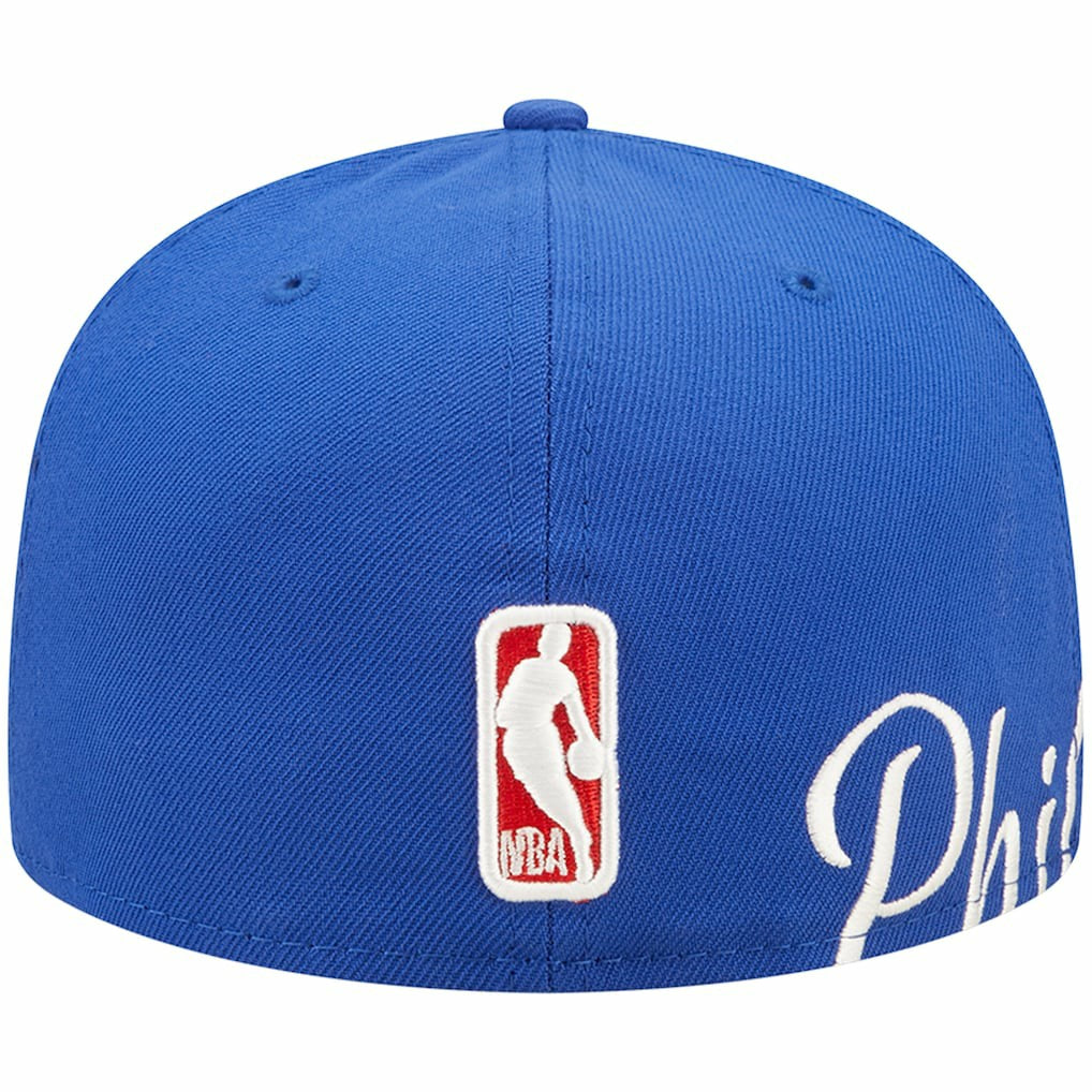 Philadelphia 76ers Side Split 59FIFTY Fitted Hat - Royal | New Era outlet