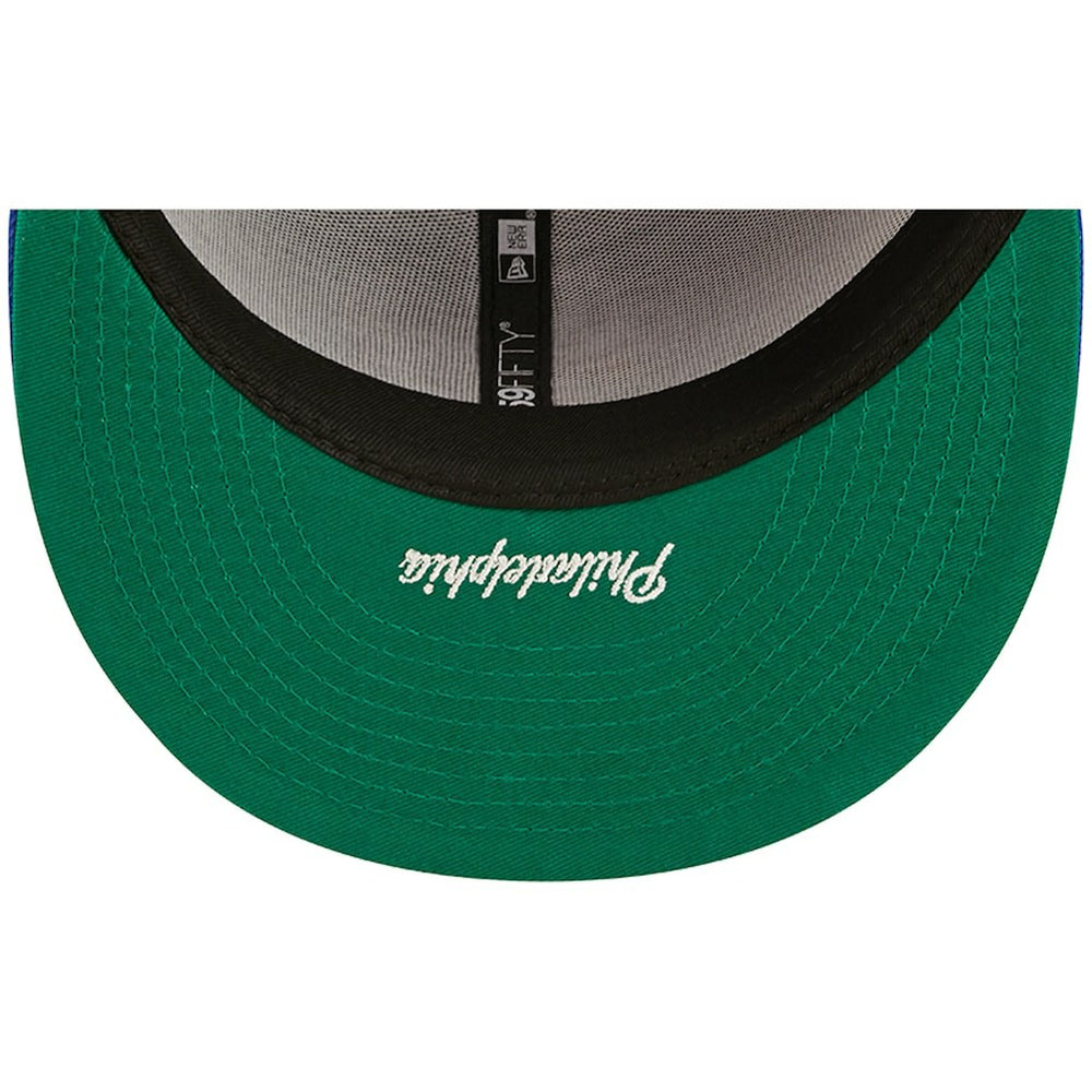 Philadelphia 76ers Side Split 59FIFTY Fitted Hat - Royal | New Era outlet